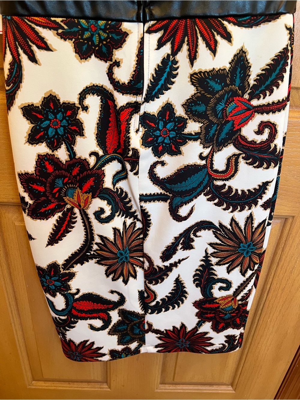 NWT Bisou Bisou Asymmetrical Dress with Black and Red Accents - Picture 10 of 16